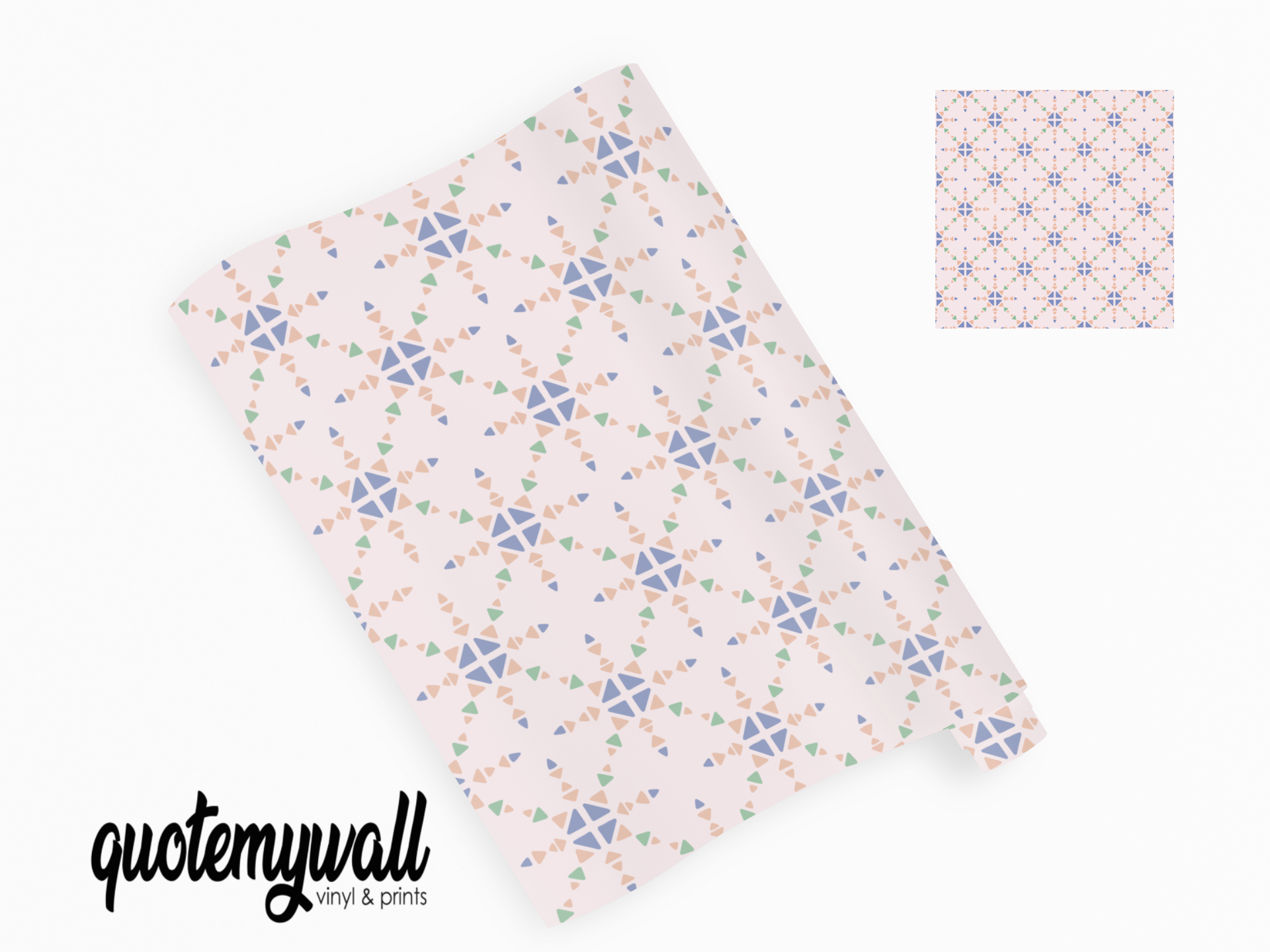Pastel Dainty Diamond Pattern Self Adhesive Wrap