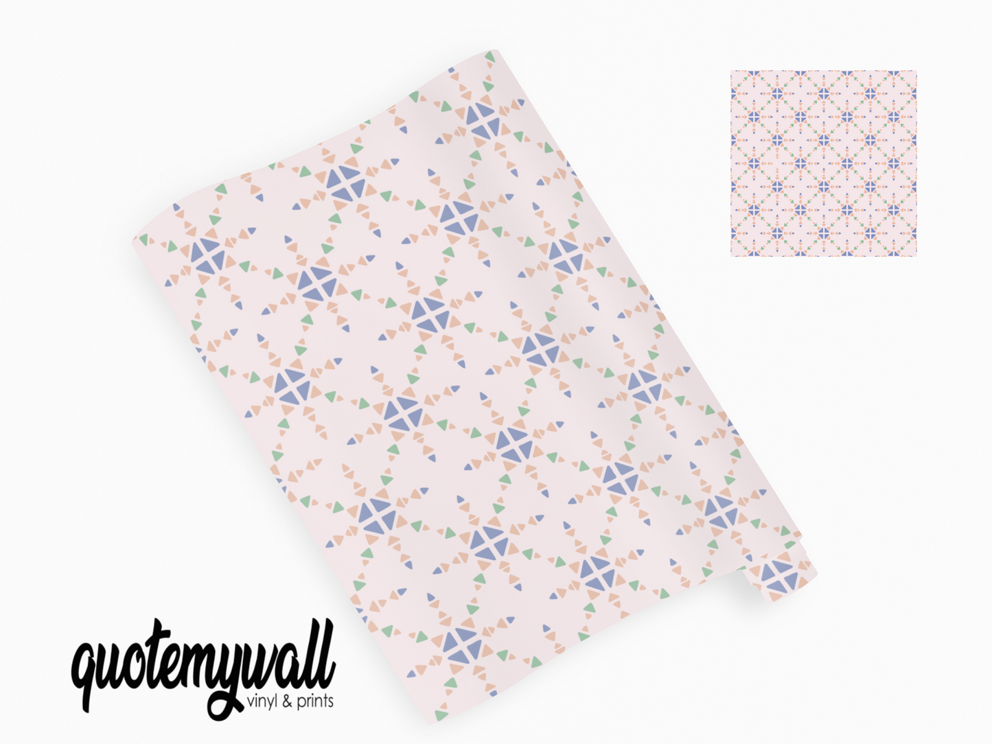 Pastel Dainty Diamond Pattern Self Adhesive Wrap