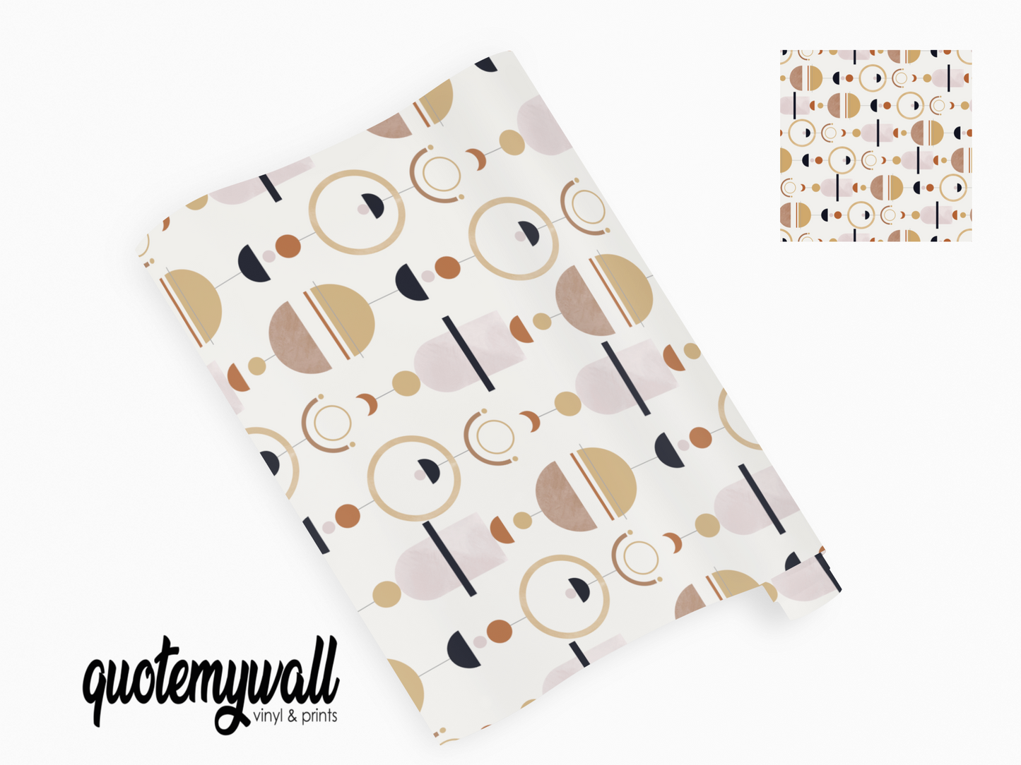 Abstract Symbols Shapes Vinyl Furniture Sticker