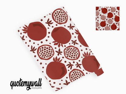 Pomegranate Red Fruit Vinyl Furniture Sticker