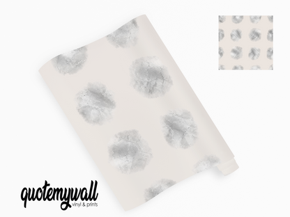 Cream Smudge Blobs Vinyl Furniture Wrap