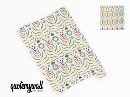 Fine Line Tulip Rosette Self Adhesive Vinyl