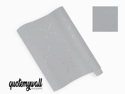 Grey Diamond Pattern Vinyl Furniture Wrap