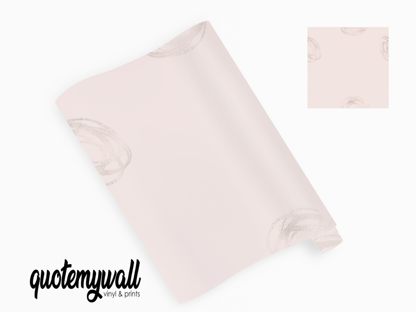 Light Pink Smudge Self Adhesive Vinyl