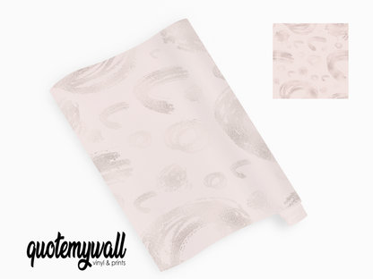 Light Pink Smudge Scribble Self Adhesive Vinyl